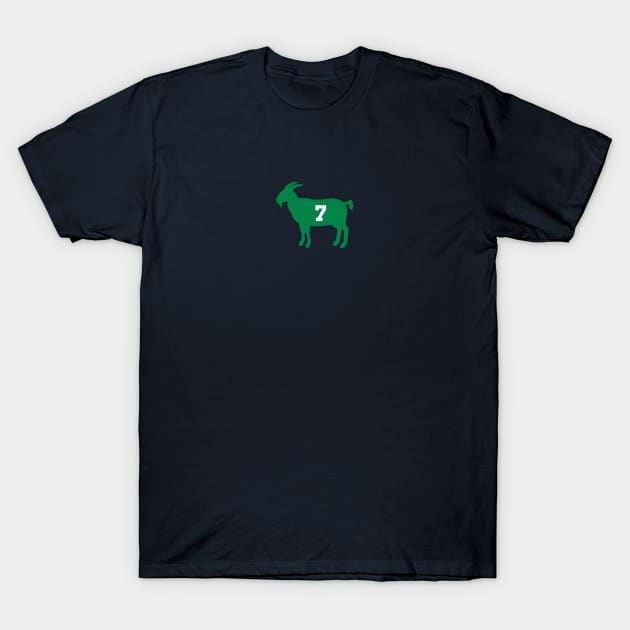 Jaylen Brown Boston Goat Qiangy T-Shirt by qiangdade